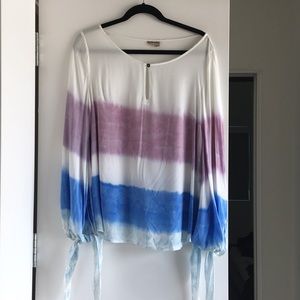 Anthropologie Tie Dye Blouse